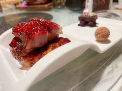 荔枝木烧叉烧-广州花园酒店荔湾亭·地道点心·粤式饮茶