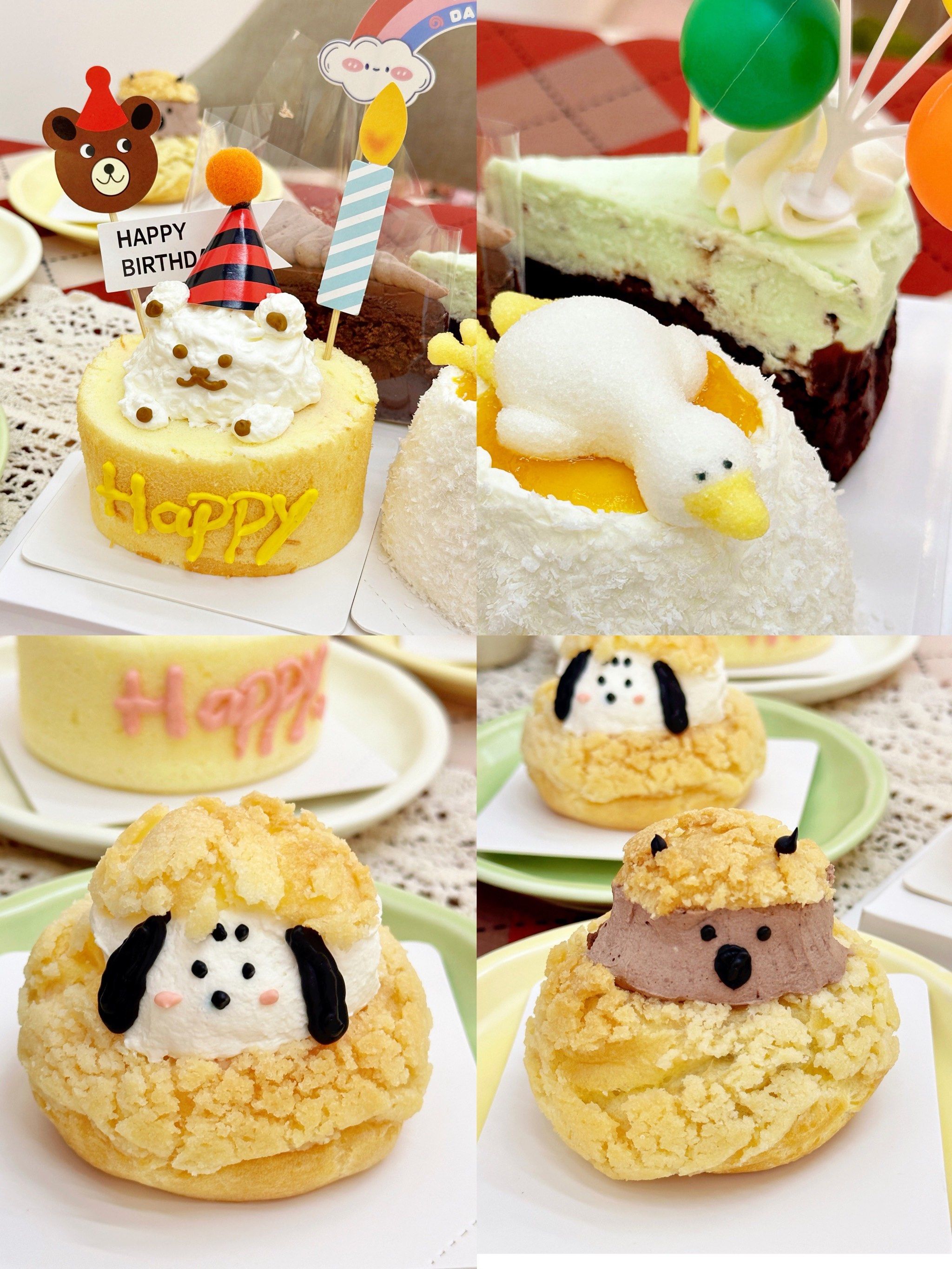 今天的甜点好可爱啊!