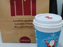 打包袋也是红蓝色-COSTA COFFEE(恒基名人购物中心店)