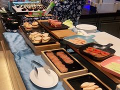 自助取餐区-亚龙湾希尔顿自助餐厅·海鲜·烧烤·沙滩BBQ·现场乐队