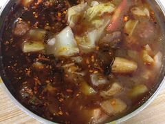 -清真马乐贝腊牛肉蛋黄菜夹馍(马蓉洒金桥店)