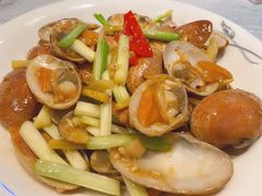 姜葱炒芒果贝-渔家海鲜舫(宝湖路店)