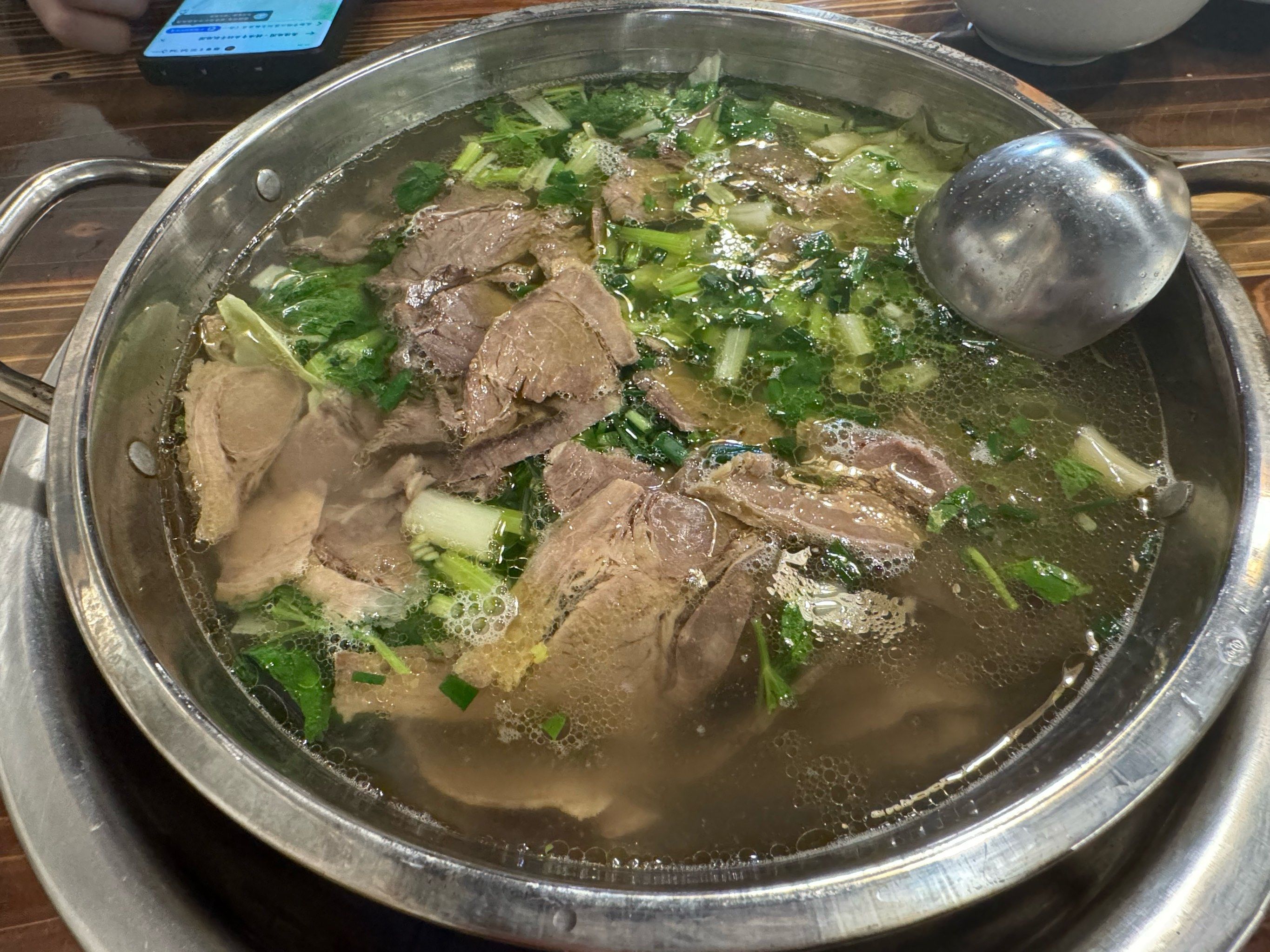 清汤牛肉的轻盈味