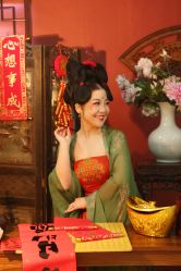 -后宫·古装汉服京剧儿童亲子全家福摄影