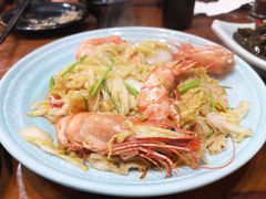 白菜炖大虾-俏东方·海味水饺·青岛菜(崂山店)