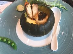 南瓜带子鸡蛋羹-南昌绿地铂瑞酒店·臻萃轩中餐厅