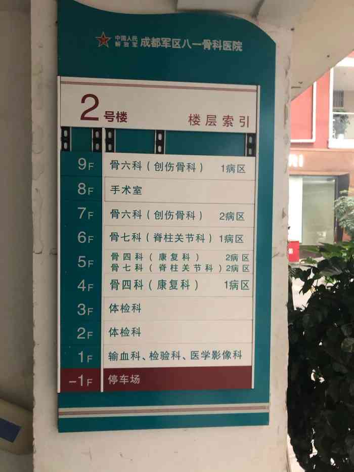 成都军区八一骨科医院图片