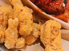 炸鸡一半一半-富乐满韩国正宗炸鸡韩国料理(虹泉路店)