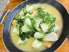 油渣青菜-龙泽园私房菜·地道南京味 ·招牌大鱼头(油坊桥店)