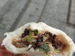 豆菜素包-石头门坎