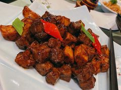 黑椒牛肉粒-重庆万豪中餐厅·Man Ho