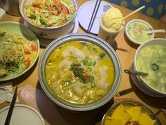 干锅有机菜花-吕氏疙瘩汤·海鲜新鲁菜(凯德mall新都心店)