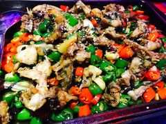 炭烧牛蛙平锅紫苏味-蘭奢雅集·江浙菜(青山江滩店)