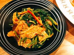 菠菜拌面筋-胖老汉椒麻鸡清真新疆菜(西御街店)