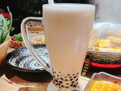 大红袍珍珠奶茶-湊湊火锅·茶憩(杭州湖滨银泰in77店)