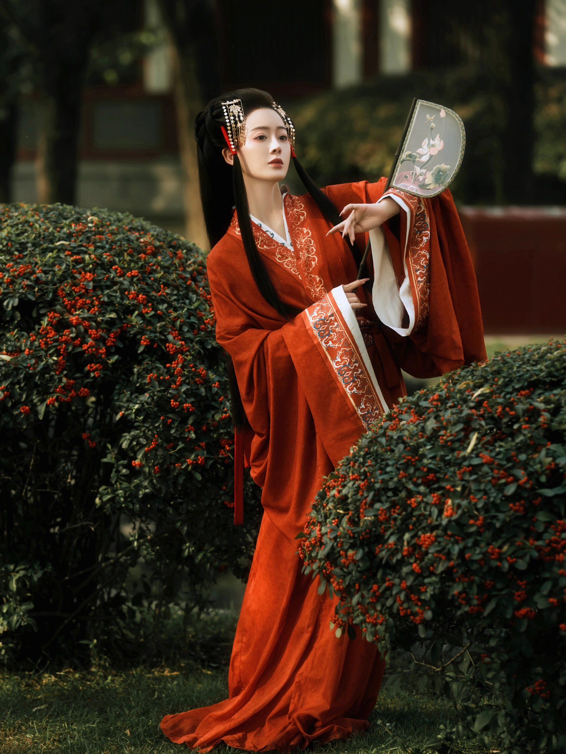 被闺蜜追问的古风大片6015战国袍写真