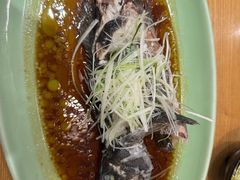 -海派美食·家宴海鲜青岛菜·石锅鲽鱼头(东方城店)