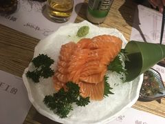 三文鱼刺身-林妈妈村·日式料理(宝山万达店)