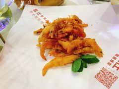干炸黄河白虾-阿庄新豫菜(航海东路店)