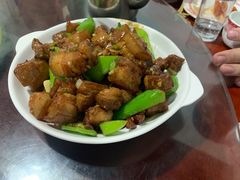红烧肉炖豆角-老于餐厅(民生路店)