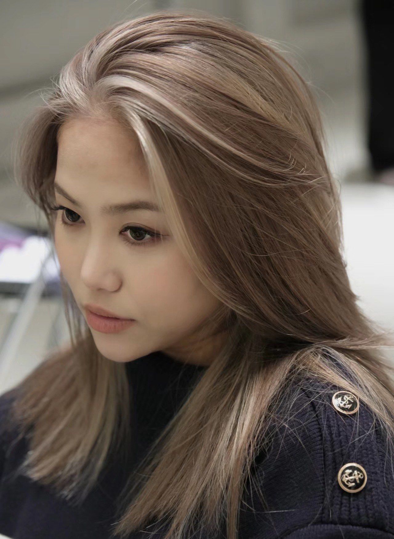 显白发色 千禧染