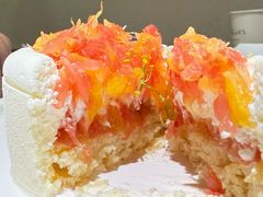 柑橘酸奶油慕斯-Ten Olives甜点