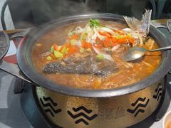 -探鱼·鲜青椒爽麻烤鱼(苏宁广场店)