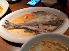 葱烧鲈鱼-绿茶餐厅(乐峰广场店)