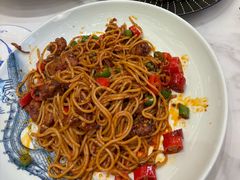双椒鸡捞面-天龙宝严素食馆(大兴善寺店)