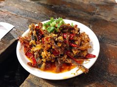 麻辣手撕牛肉-盟重烧烤(东瓜山创始店)