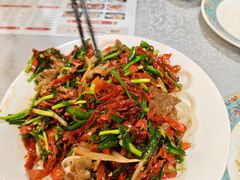 辣皮子韭菜肉拌面-汗腾格里·风味餐厅(新疆驻京办店)