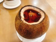 黑豆家鸡炖原只椰子汤-大唐靓汤江门私房菜(景田店)