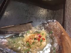 蒜泥带子-長壹旋转烤吧 农家鸡火锅