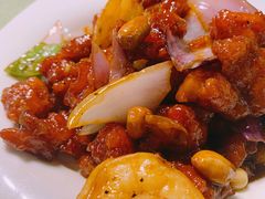 椒香虾仁爆鸡球-陈傻子餐厅(世纪都会店)