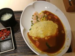 虾仁蛋包饭-噹噹呀咪咖喱屋(三阳百盛店)