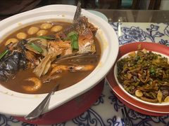 招牌鱼双宝捞饭-卢大鲜鱼头捞饭(美利广场店)