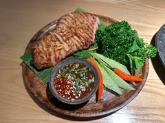 秘制烤猪颈肉配泰国甜酱-THAI1949西泰料理(三迪中心店)