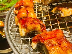 烤活鳗鱼-草家酱蟹炭火烤肉店(珲春南路一店)