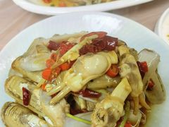 姜葱爆炒蛏子-阿杰臻选海鲜饭店(普陀山店)