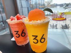-36抹茶·千层与鲜果茶(欢乐海岸店)