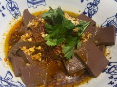 辣子蒜羊血-汉唐宴长安食府