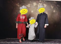 -时光纪亲子全家福照相馆(静安店母女写真父母纪念照)
