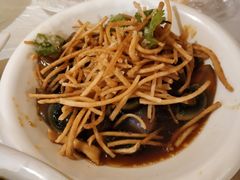 馓子拌皮蛋-可可大虾武汉土菜大排档(万松园1店)