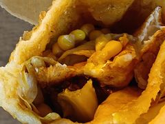 -小红车炸蛋葱油饼