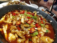 -东来菜馆•手抓海鲜家常菜•海鲜锅贴(鸽子窝店)