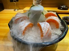 厚切三文鱼腩刺身-万岁寿司(天河领展店)