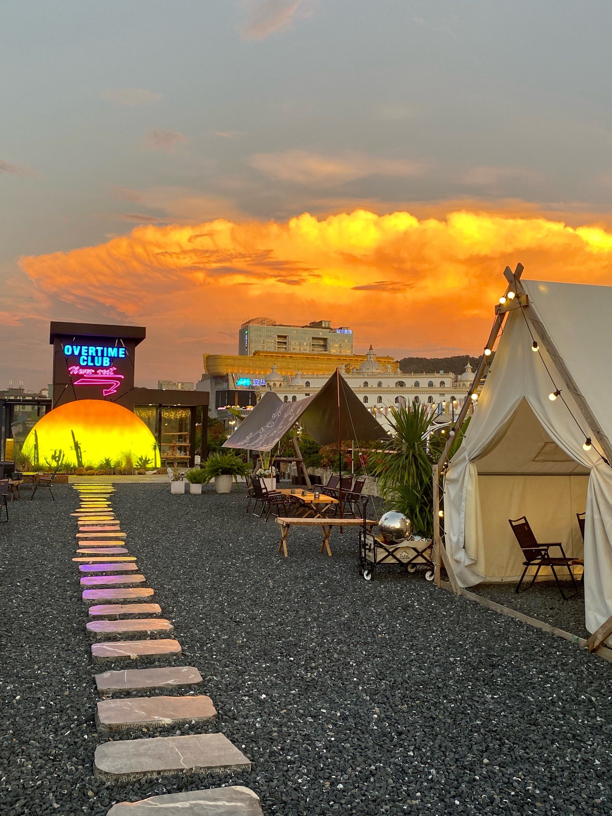 广州白云超有氛围感的露营小酒馆