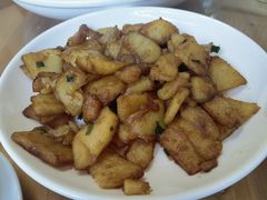 小葱农家土豆-芦茨金富饭庄·25年老字号·专做稻草鸡