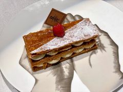 法式拿破仑佐树莓冰淇淋-Le Bistrot de Racine