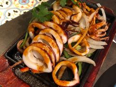 烧烤整条鱿鱼配柠檬酱-美奈小馆·东南亚菜(福田星河COCO Park店)